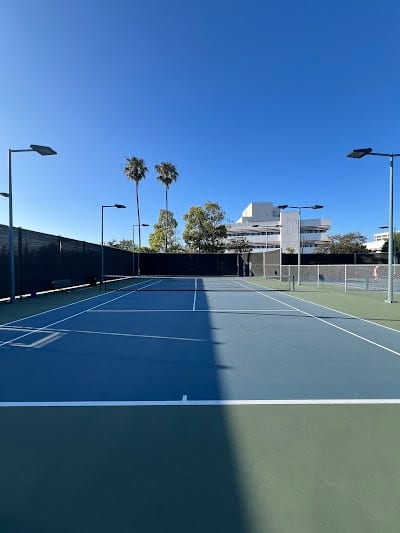 A pickleball court at La Cienega Tennis Center.
