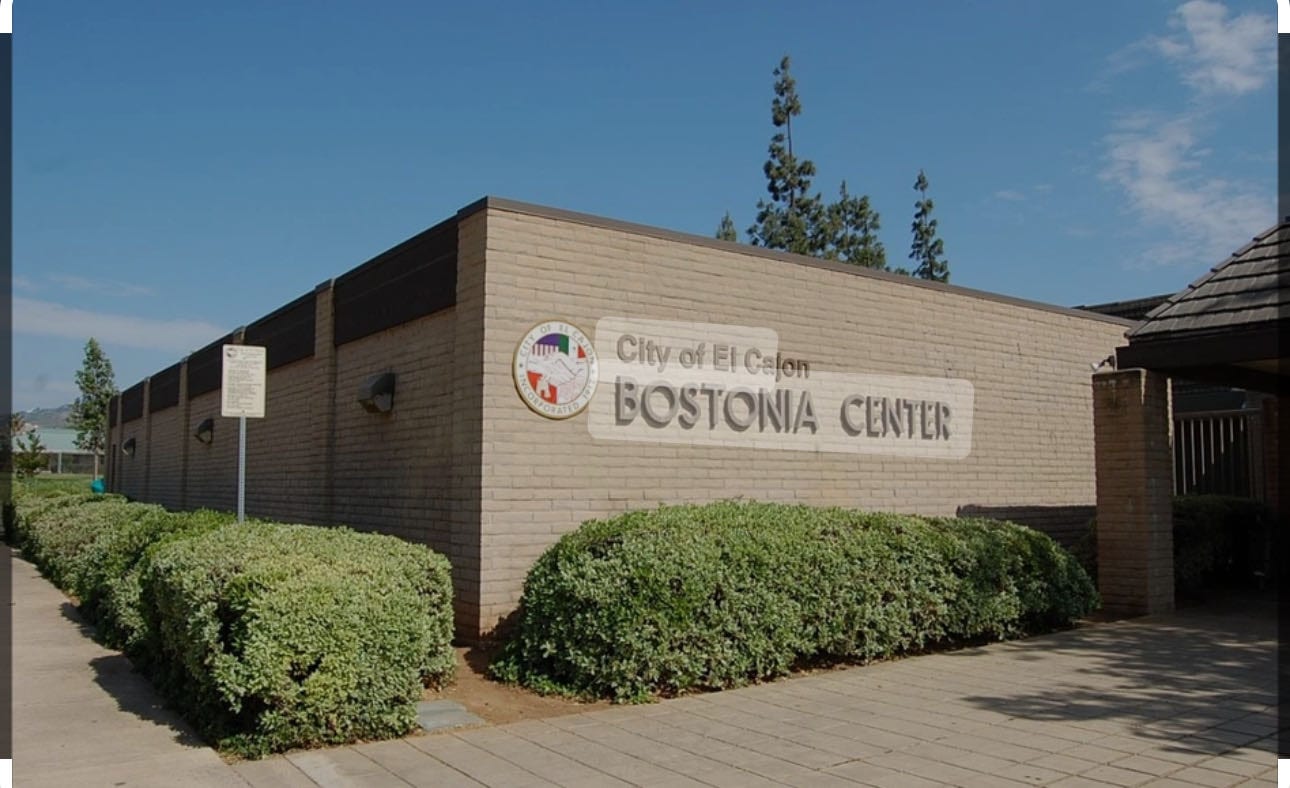 Bostonia Recreation Center.