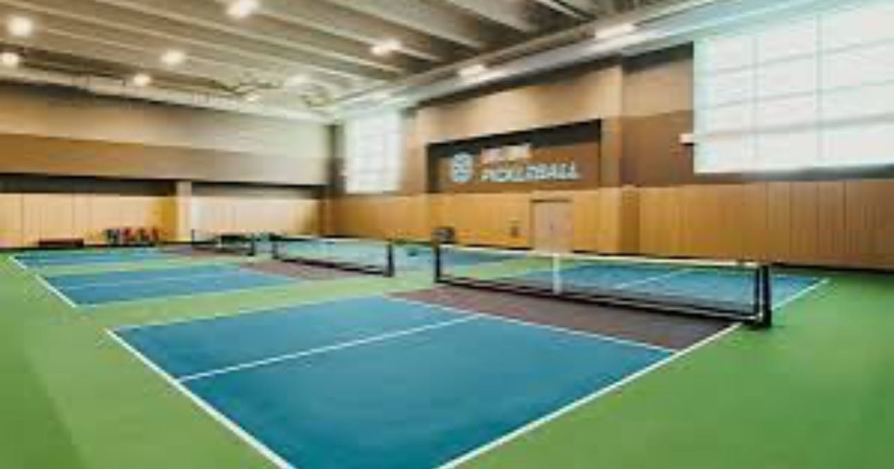 A pickleball court at Life Time Laguna Niguel.