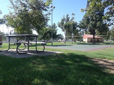 A pickleball court at El Camino Real Park.