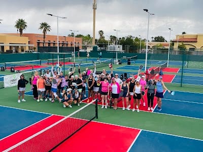Pickleball at Paradise Pickleball Palm Desert.