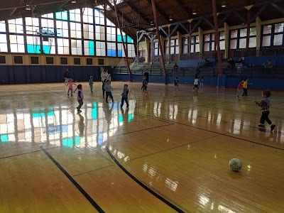 A pickleball court at Upper Noe Rec Center.