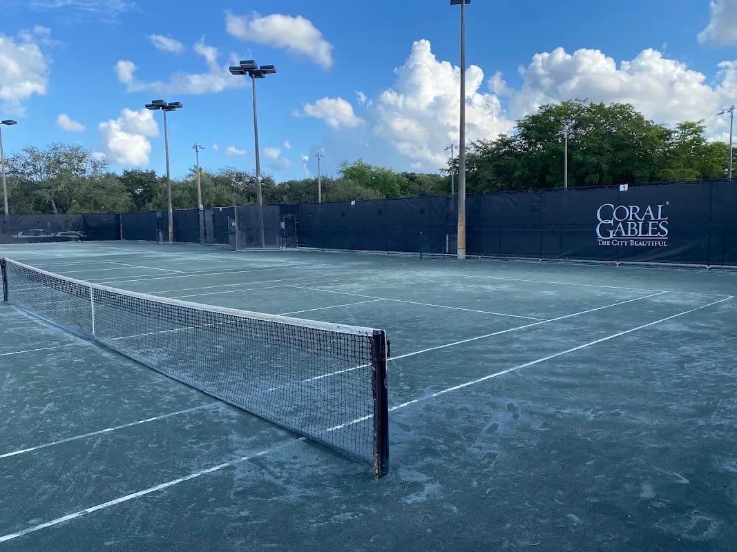 A pickleball court at Salvadore Park (Coral Gables).