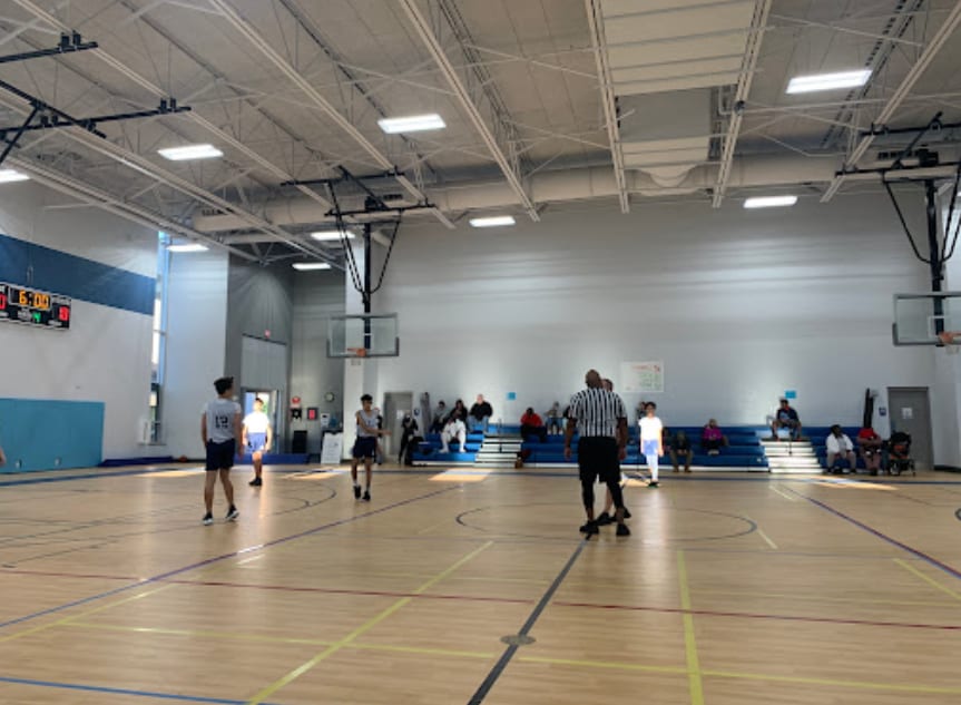 A pickleball court at Ortega Life Center.