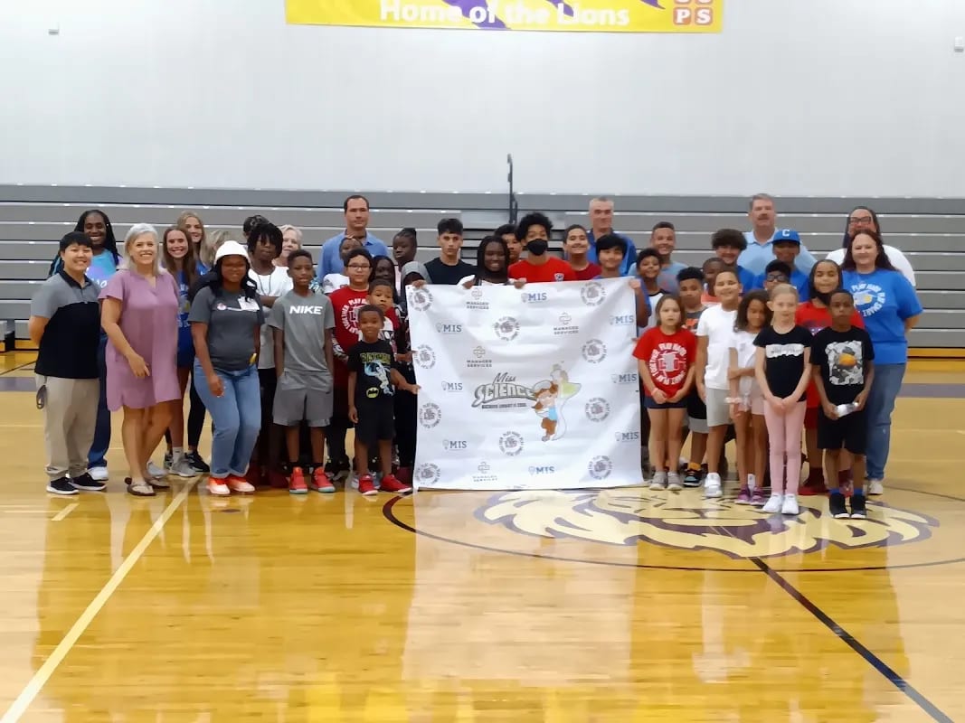 A pickleball court at OCPS ACE School.