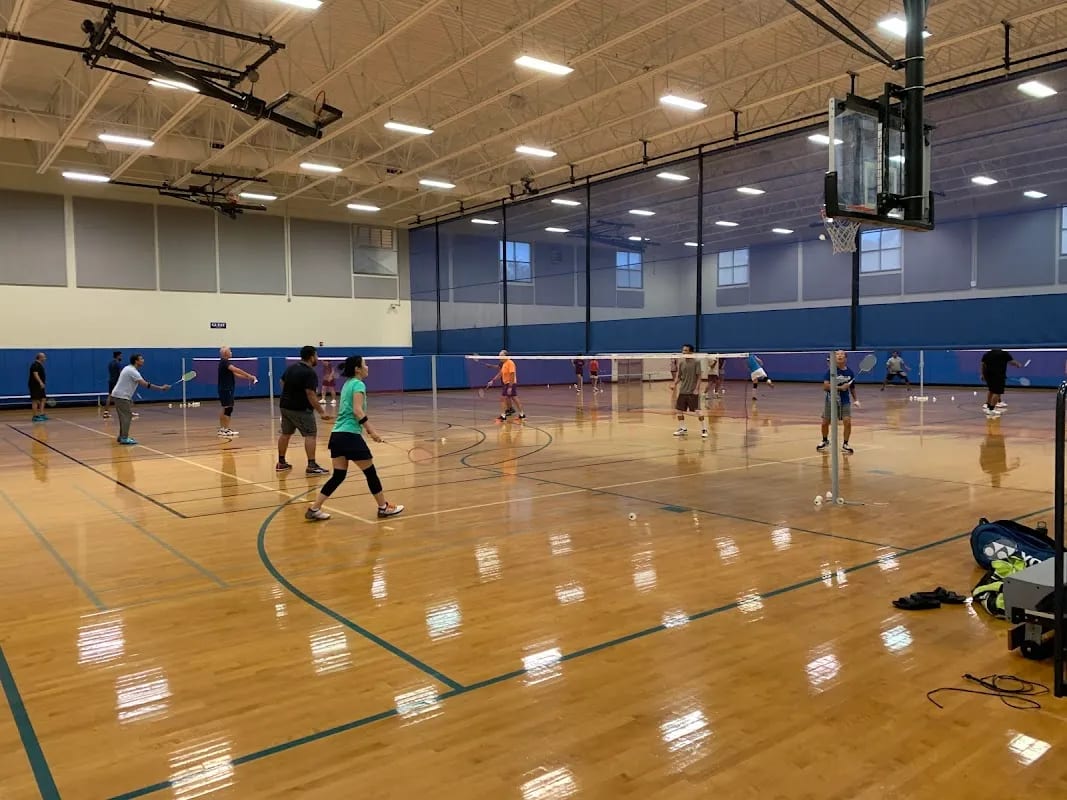 A pickleball court at South Econ Magic Gym.