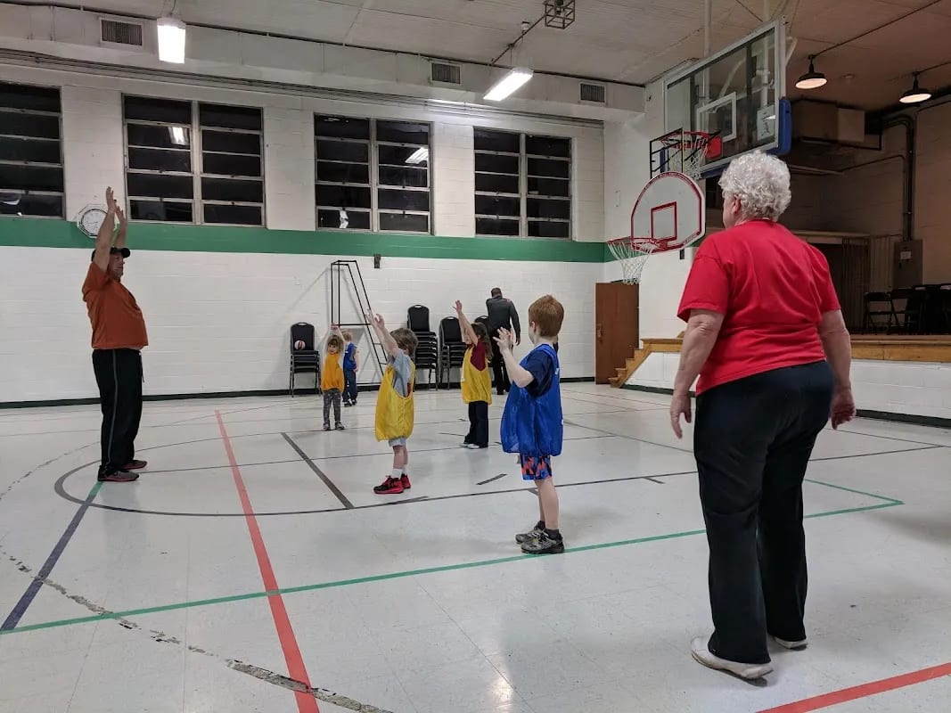 A pickleball court at Douglass Community Center.