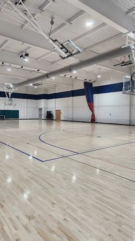 A pickleball court at Marion Diehl Recreation Center.