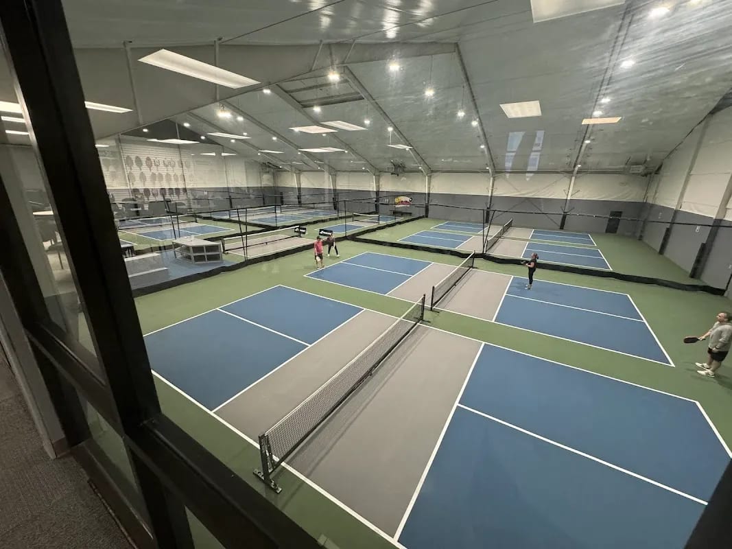 A pickleball court at Pickleball Charlotte - Sharon Lakes.