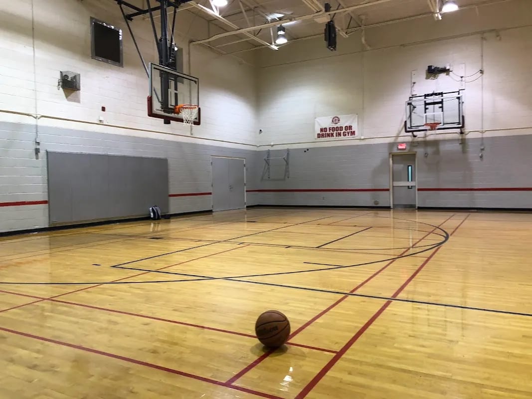 A pickleball court at Tuckaseegee Park.