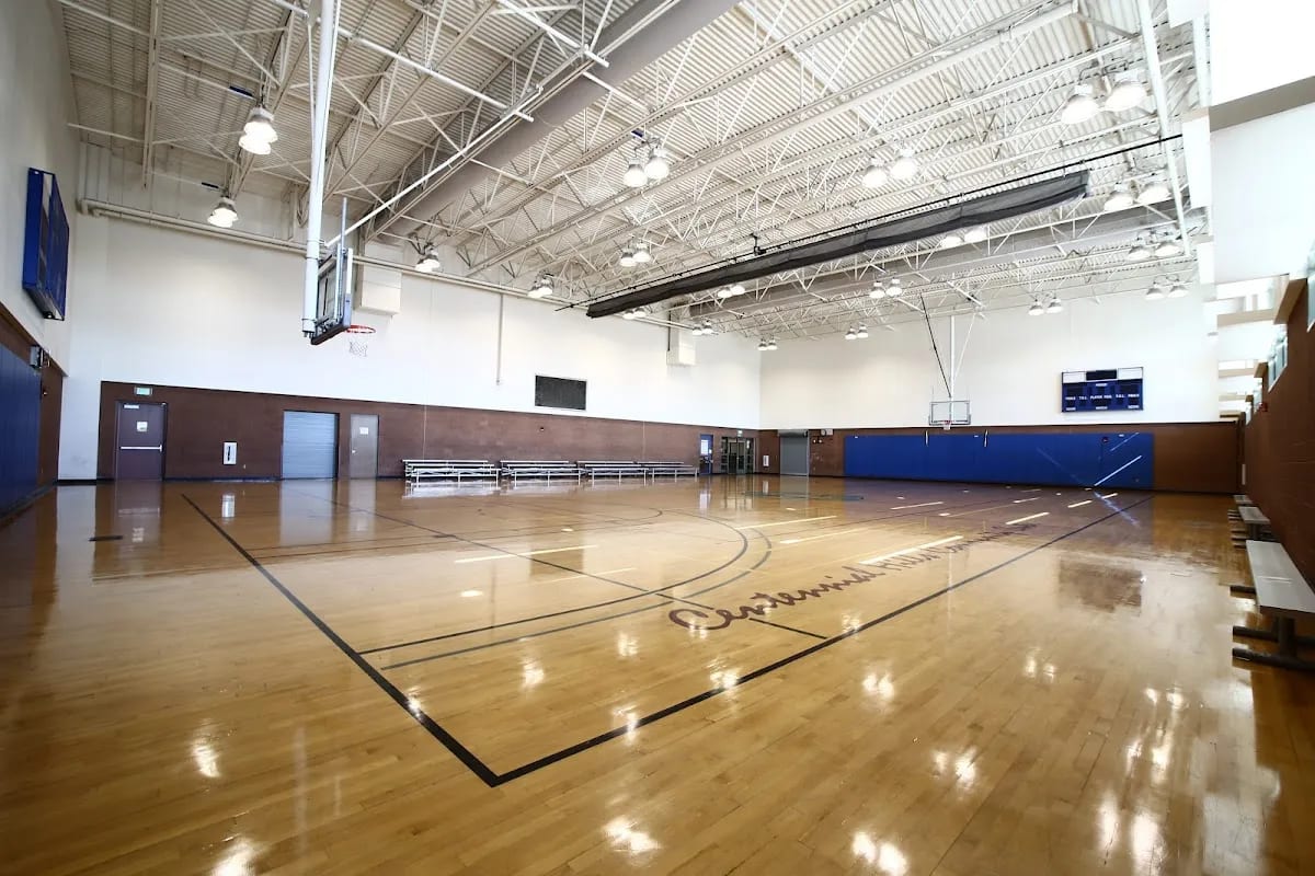 A pickleball court at Centennial Hills Ymca.