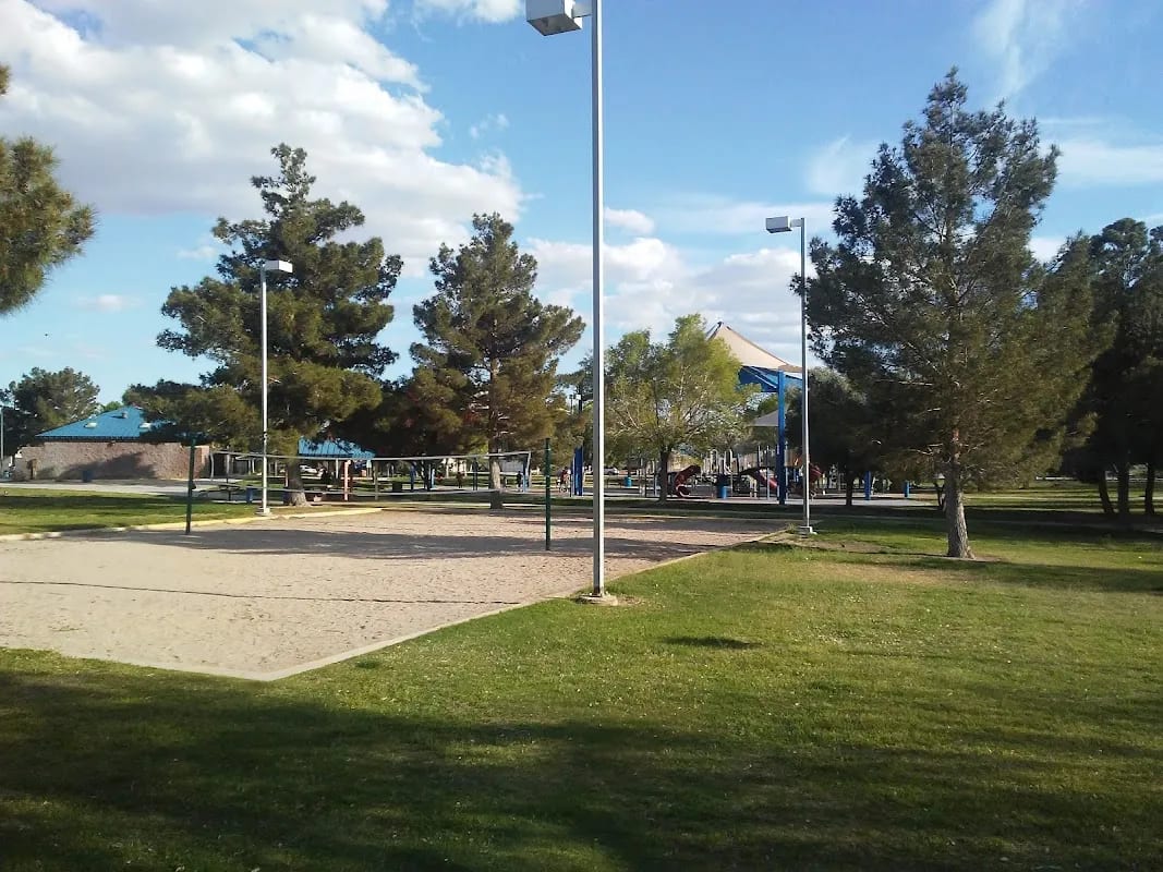 A pickleball court at West Flamingo Active Adult Center.