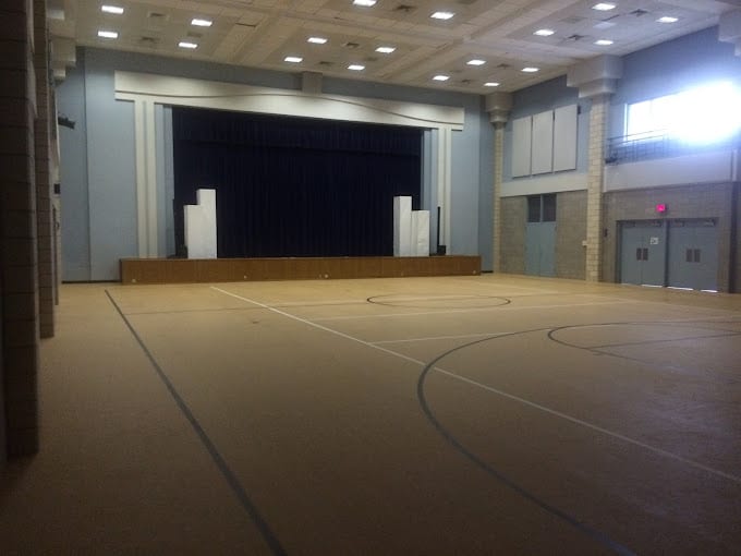 A pickleball court at Clear Lake Presbyterian Church.