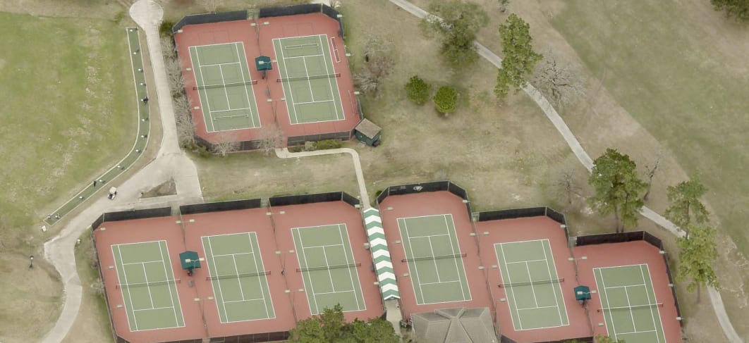 A pickleball court at Northgate Country Club.