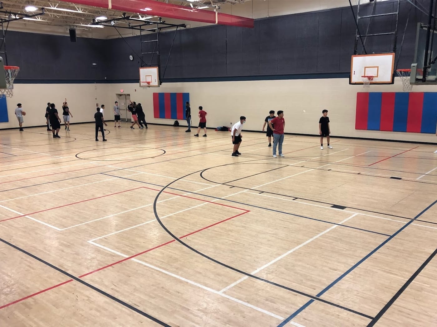 A pickleball court at Wendel D. Ley Family YMCA.