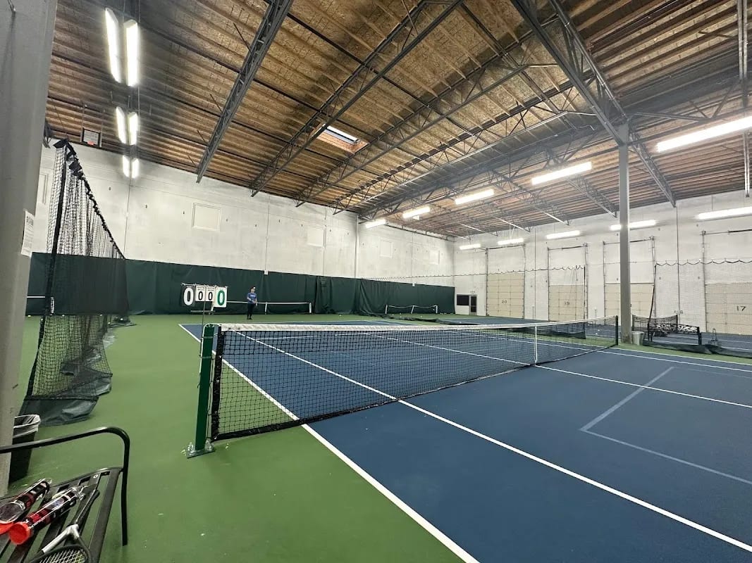 A pickleball court at Redmond Tennis Club.