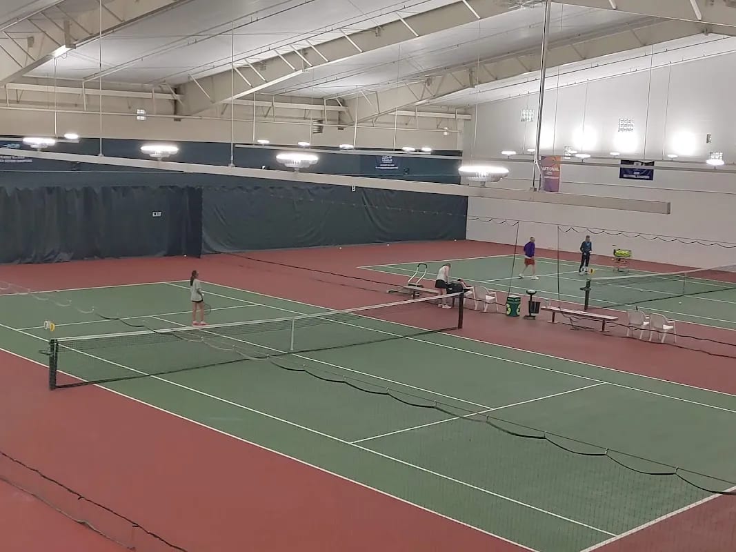 A pickleball court at Club Green Meadows.